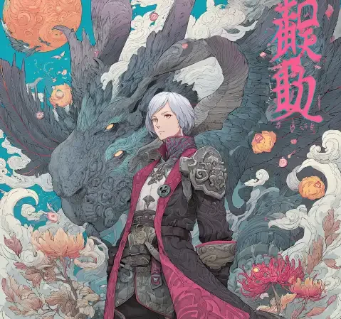 热血冒险题材漫画《炎拳少年》封面示意